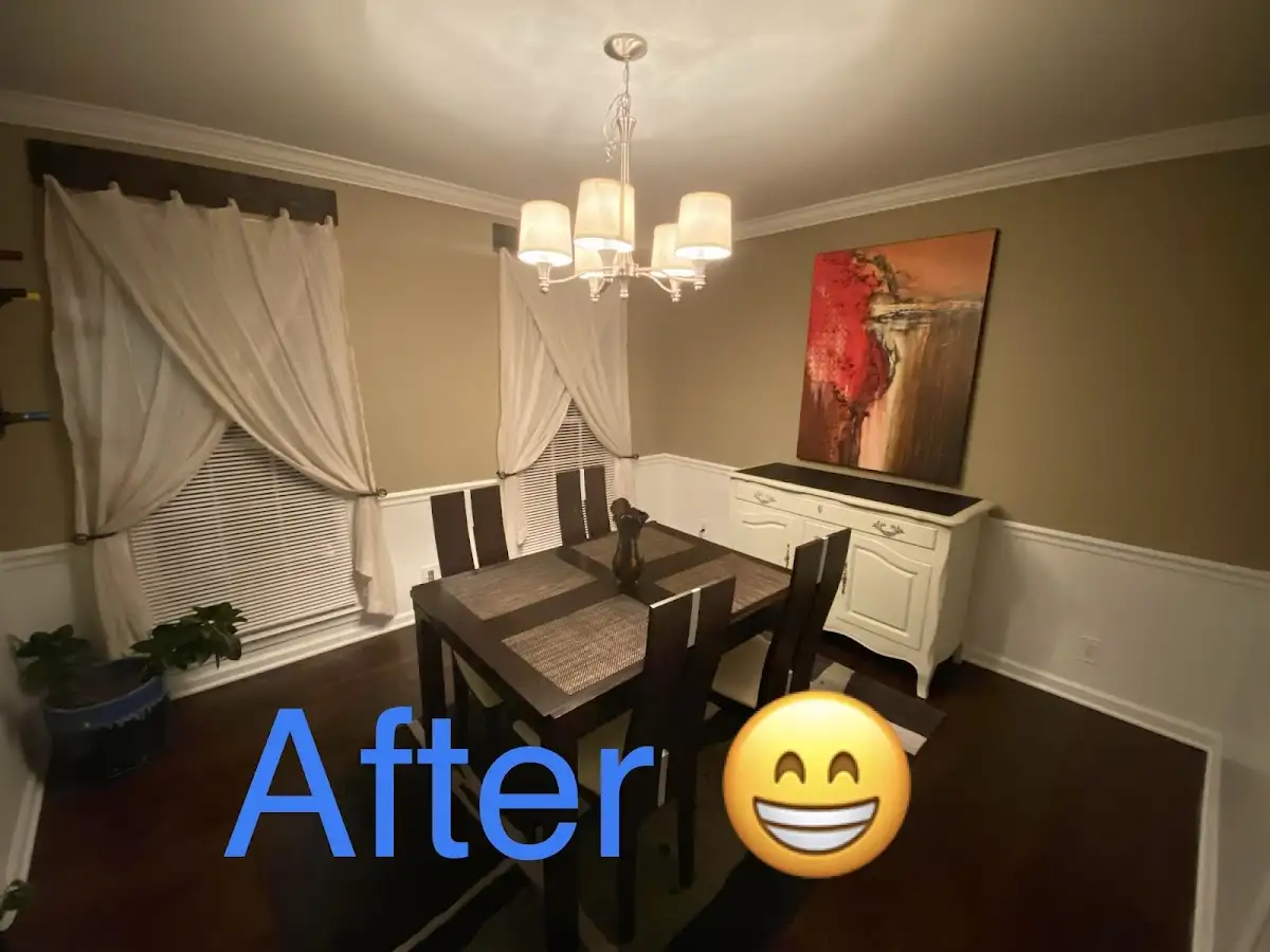 Professional dining room restoration after water damage in Newcastle